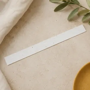 Pulsera de papel plantable sin impresión