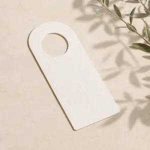 Colgante de puerta de papel plantable sin impresión