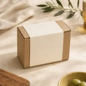 Pack de mermelada de manzana y canela con tres cápsulas de semillas, presentación sobre superficie natural