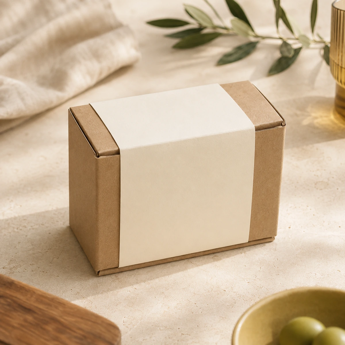 Pack de mermelada de manzana y canela con tres cápsulas de semillas, presentación sobre superficie natural