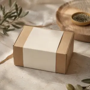 Pack de infusiones de salvia y menta con sobre de semillas separado, presentación sobre superficie natural
