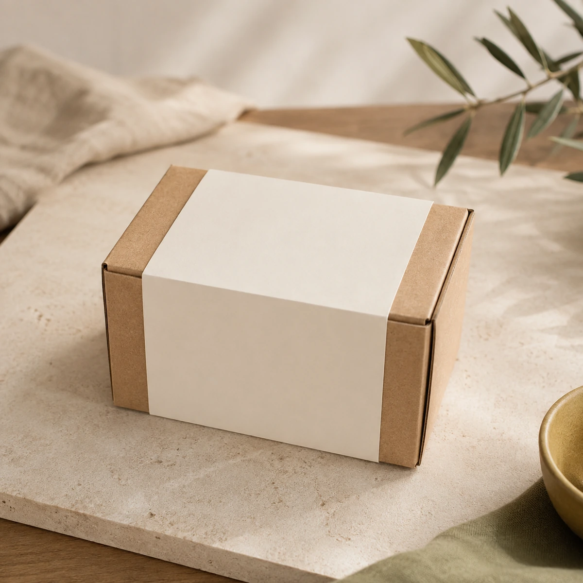Pack de infusiones de melisa y lavanda con sobre de semillas separado, presentación sobre superficie natural